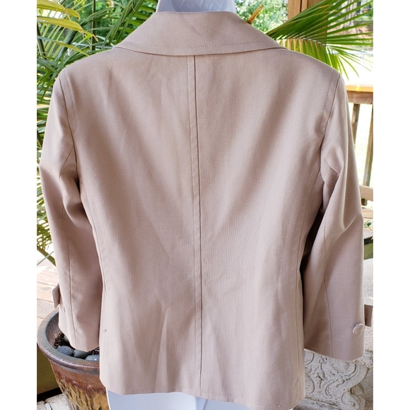 SOLD Talbots NEW Khaiki All Seasons Twill Jacket 2 - Picture 5 of 6